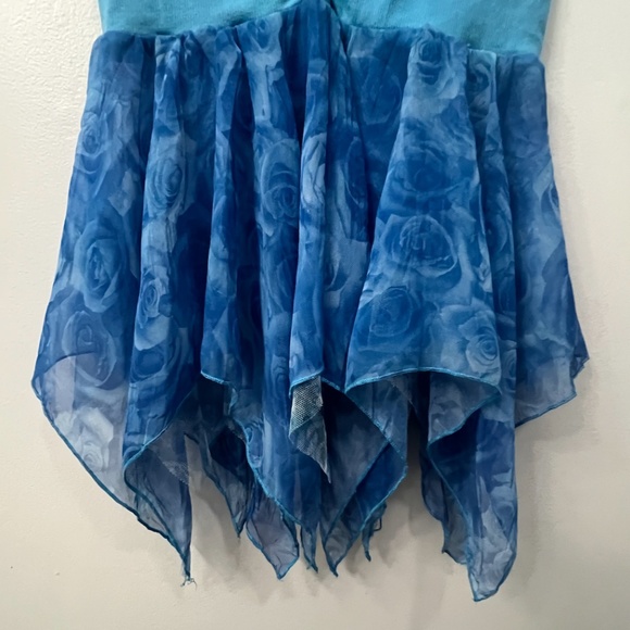 FORAVI NEW YORK WOMEN’S STRAPLESS TUBE TOP, SIZE SMALL, BLUE - Picture 4 of 4